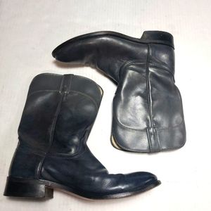 LAREDO POL Orthotic Men's Black Leather Boots Size 10.5